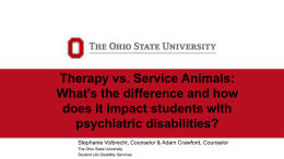 Therapy vs Service Animal-O-AHEAD