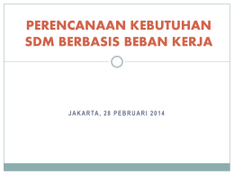 perencanaan dan pengadaan pegawai