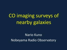 CO imaging surveys of nearby galaxies