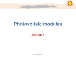 Photovoltaic modules