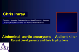 ABDOMINAL AORTIC ANEURYSMS (pptx 5MB)