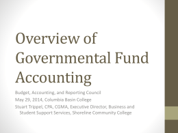 BAR on Fund Accounting - Washington State Board for Community