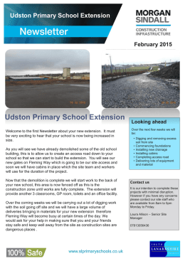 Udston Extension News Letter – Feb 2015 TC