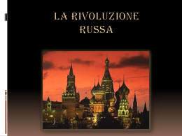 La rivoluzione russa (classe 3C)