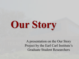 Our Story - Earl Carl