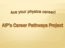 Career Pathways Project