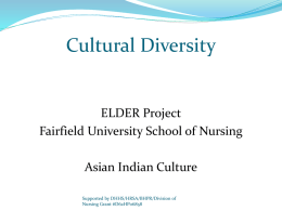 Asian Indian Culture