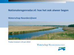 Nationaleregenradar.nl: hoe het ook alweer begon