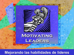 Mejorando las habilidades de líderes