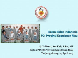 ibi prov. kepri - BKKBN | Kepulauan Riau