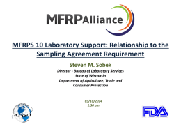 Sobek Presentation - MFRPA 2014