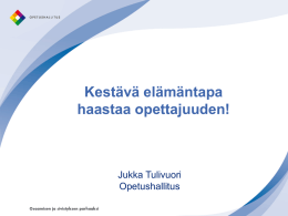 Jukka Tulivuori - Nuorisokeskus Anjala