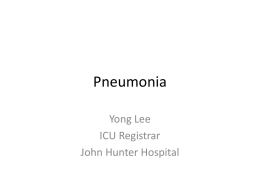 pneumonia - Philippe Le Fevre