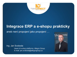 Integrace ERP a e-shopu prakticky