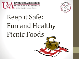 Keep it Safe: Fun and Healthy Picnic Foods