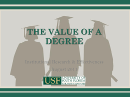 PowerPoint - University of South Florida Sarasota