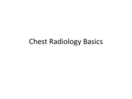 Introduction to Chest Radiology