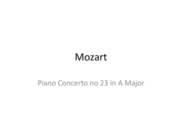 Mozart Analysis
