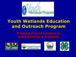 Youth Wetlands Week Overview