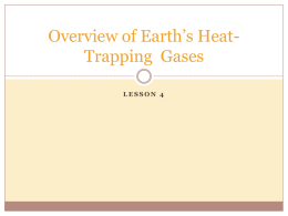 Overview of Heat-Trapping Gases