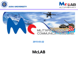 Military & Mobile Communications Reserach Lab.