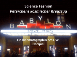 Science Fashion Peterchens kosmischer Kreuzzug
