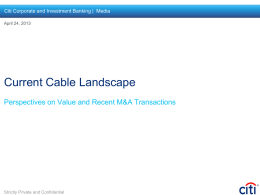 Precedent Cable JV Slides