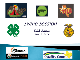 Swine Session 03MAY1..