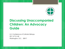 Discussing-Unaccompanied-Children-An-Advocacy
