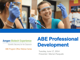 ABE Professional Development