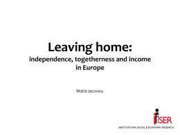Leaving home