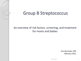 Group B Streptococcus