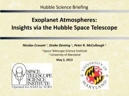 PPT Format - HubbleSOURCE