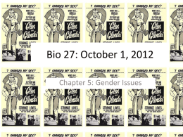 Bio 27: September 26, 2012