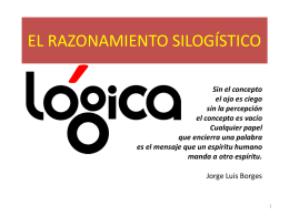 LOGICA silogismo parte 2_ EL RAZONAMIENTO