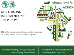 Accelerating Implementation of the PIDA PAP