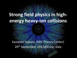 Strong field dynamics in high-energy heavy-ion