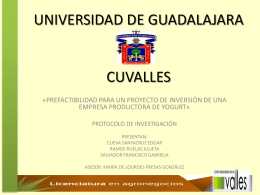 Universidad de Guadalajara | Centro Universitario de los Valles