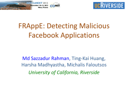 Presentation - University of California, Riverside