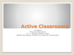 Active Classrooms Presentation