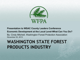 Washington State Forest Products Industry