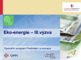 Eko-energie III.výzva