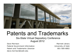 Powerpoint Slides - University Libraries