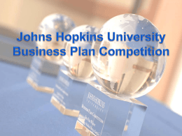 General Business Plan Competition Information Powerpoint