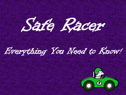 Safe Racer - Baltimore Highlands Elementary