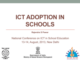 Presentation - ICT @ Schools