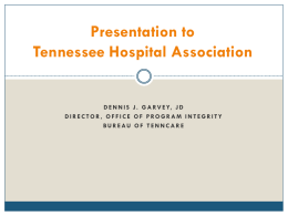 PowerPoint - Tennessee Hospital Association