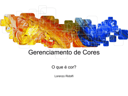 Curso de Gerenciamento de Cores - PUC-Rio