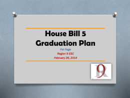 HB 5 Graduation Plan 2-26