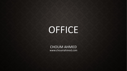 01 Introduction and History of Microsoft Office